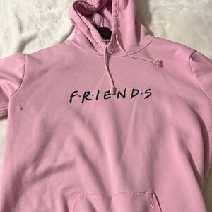 Friends Logo Pink Hoodie